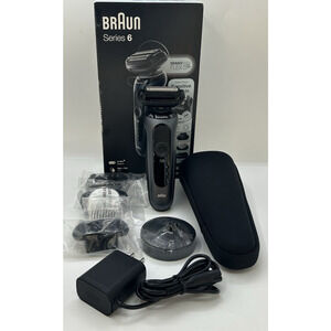 Braun Series 6 6046cs Electric Razor - Black - Wet & Dry - Cordless Foil Shaver